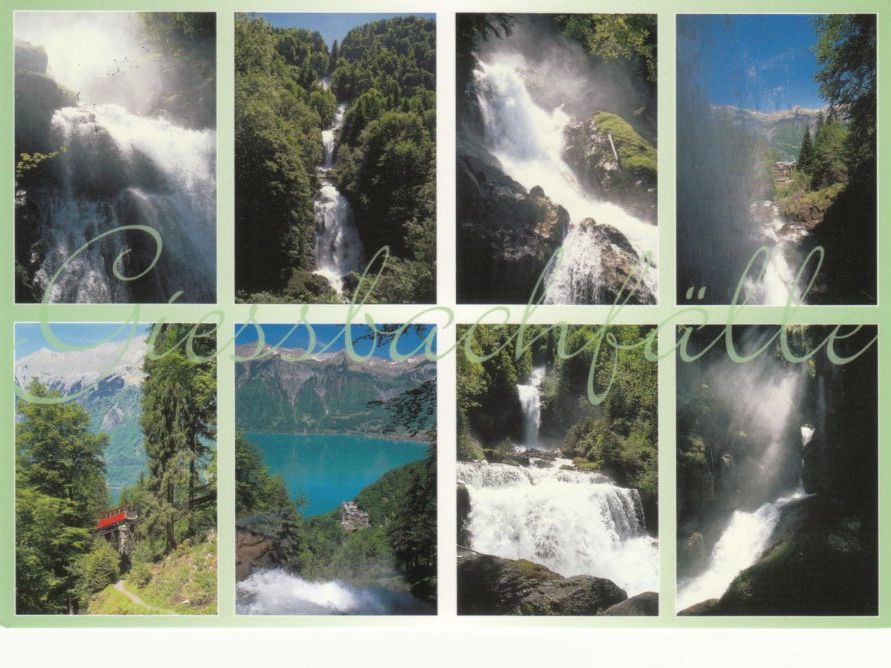 Cartoline postali: Giessbachfälle 2011 – Usato da Bürglen TG venduto da StampGraf