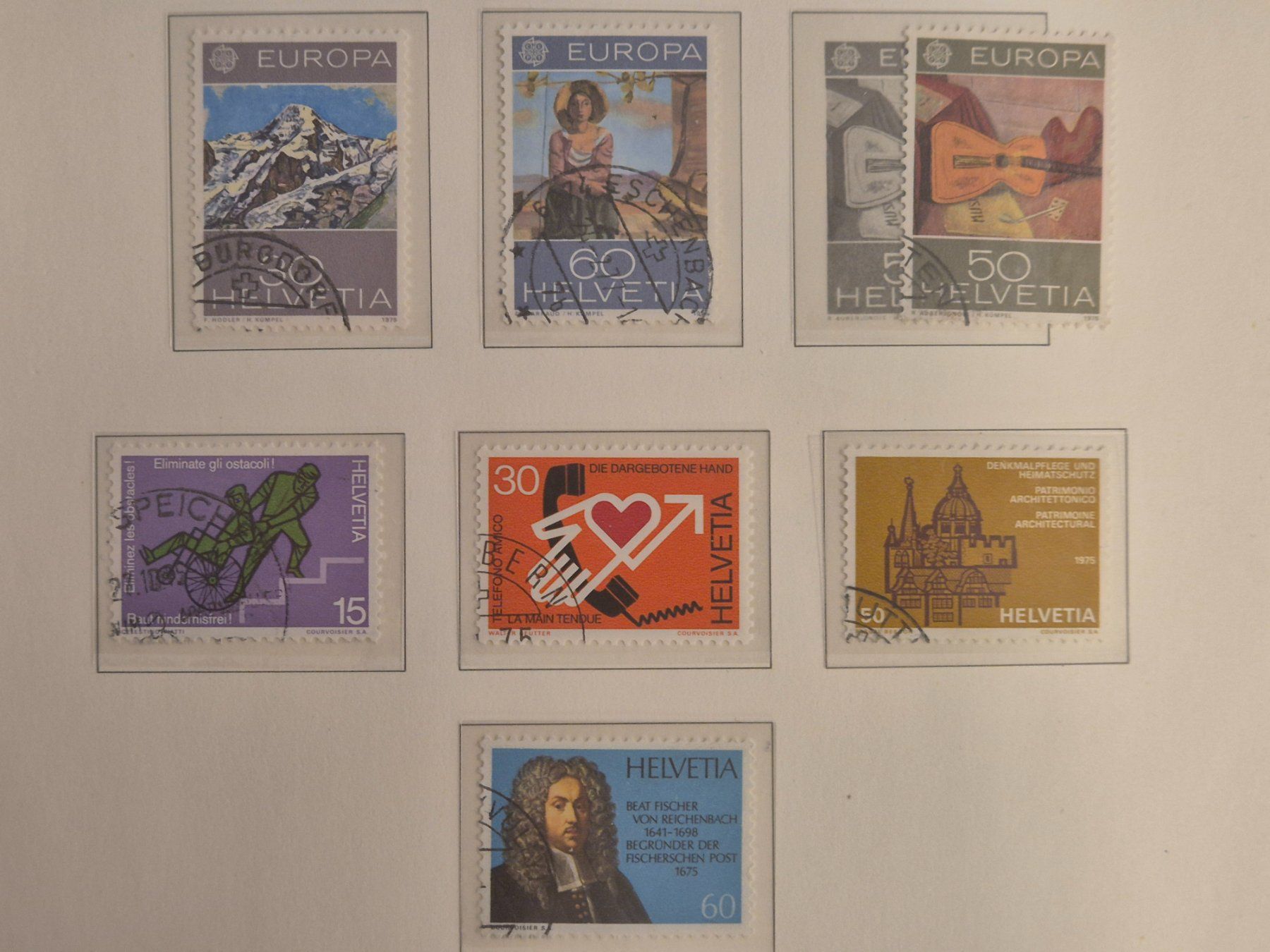 Tutti i francobolli: Timbres suisses 1975 – Usato da Lausanne venduto da lugia1998 2