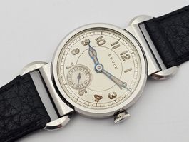Revue Handaufzug Militär Vintage Herrenuhr