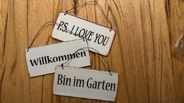 kleines Blechschild (Neupreis 7.-)
