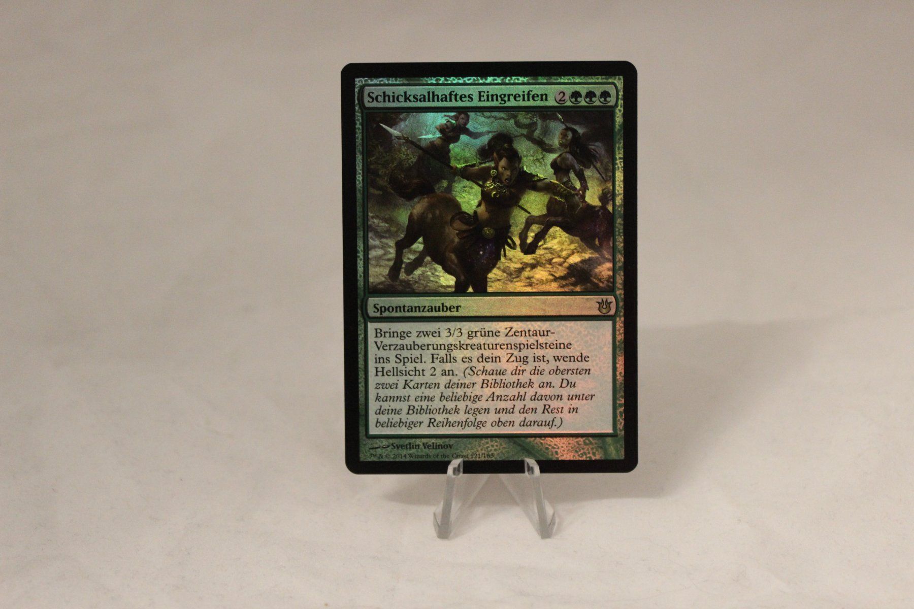 Magic The Gathering Carte collezionabili: Schicksalhaftes Eingreifen Foil - Magic – Usato da Dulliken venduto da Sefty
