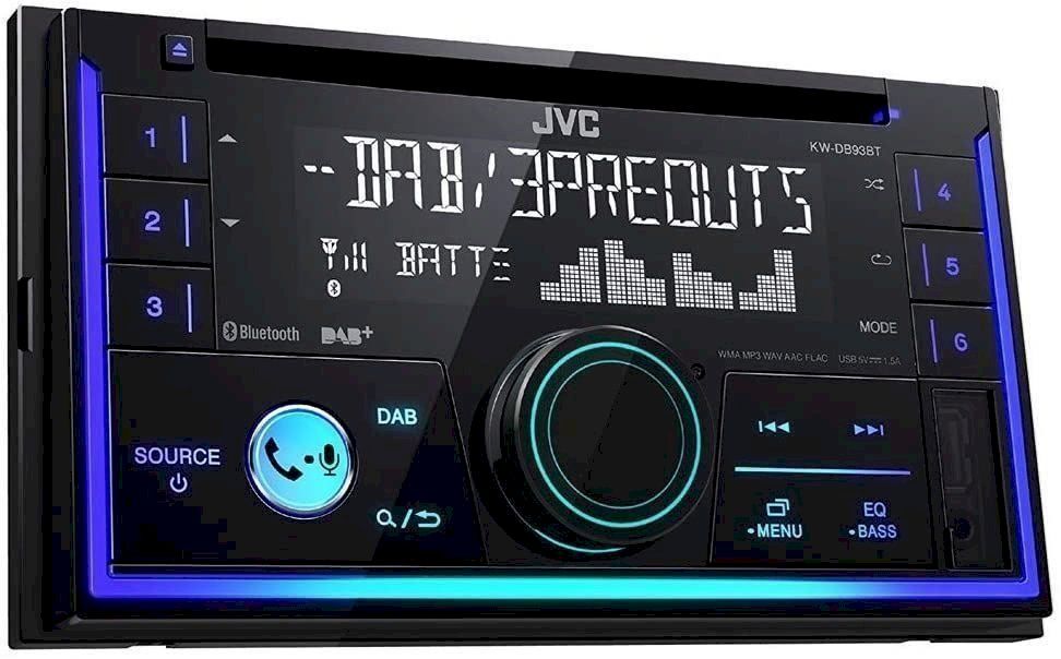 JVC Systèmes audio & multimédias: JVC KW-DB93BT 2-DIN CD-Receiver DAB+ – Neuf avec emballage d'origine à Bottighofen par zaap