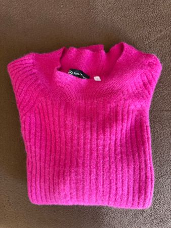 C&A CASHMERE PULLOVER, GR.S, PINK, BEQUEM, LEICHT, WARM