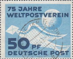 DDR 242 75 Jahre Weltpostverein ( UPU ), gestempelt