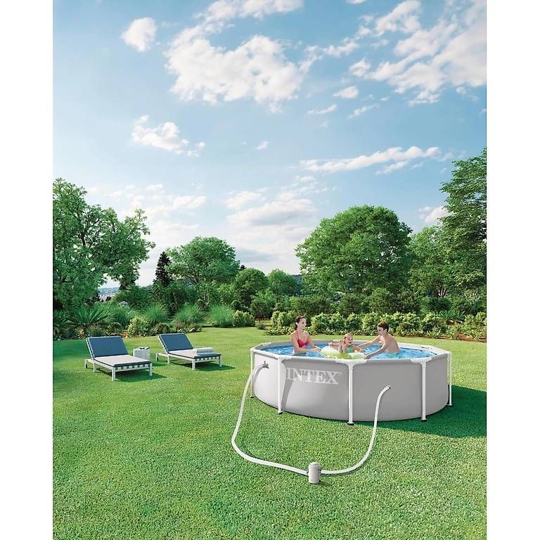 Intex Piscine: Intex Pool METAL FRAME POOL SET – Nuovo (secondo la descrizione) da Schaffhausen venduto da elscapo 1