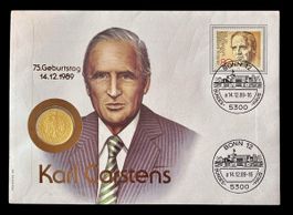 Münzbrief Karl Carstens 