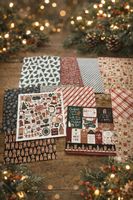 12 Blatt Design-Papier, Bastelpapier Weihnachten