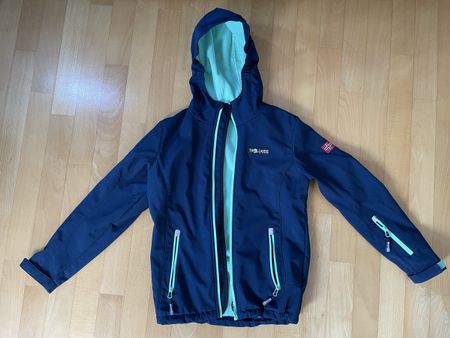 Trollkids Softshelljacke blau mint Grösse 152 gebraucht