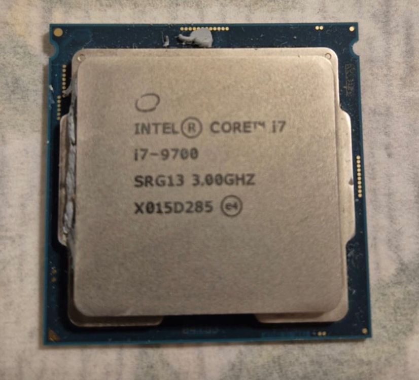 Intel Core i7-9700 CPU - Top Zustand! 3.00GHz SRG13 (Gebraucht) in ...