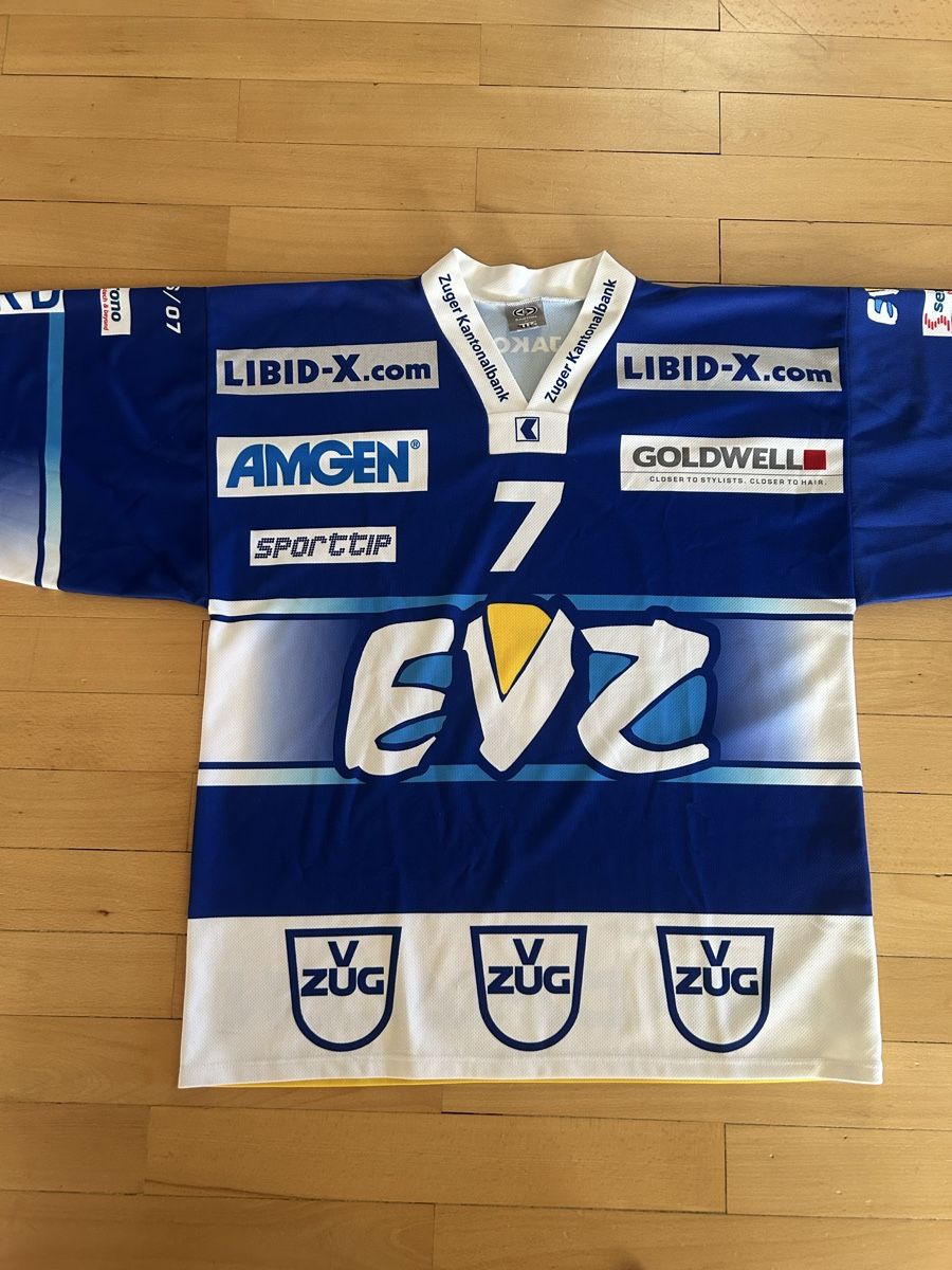 Maillots de corps & Pantalons: EVZ, Zug, Björn Christen, 7, Matchworn – D'occasion à Castrisch par Conymat