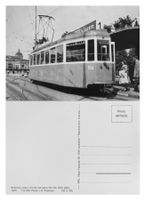 Luzern Bahnhof Hauptpost Seebrücke Tram Ce 4/4 104 Hess 1948