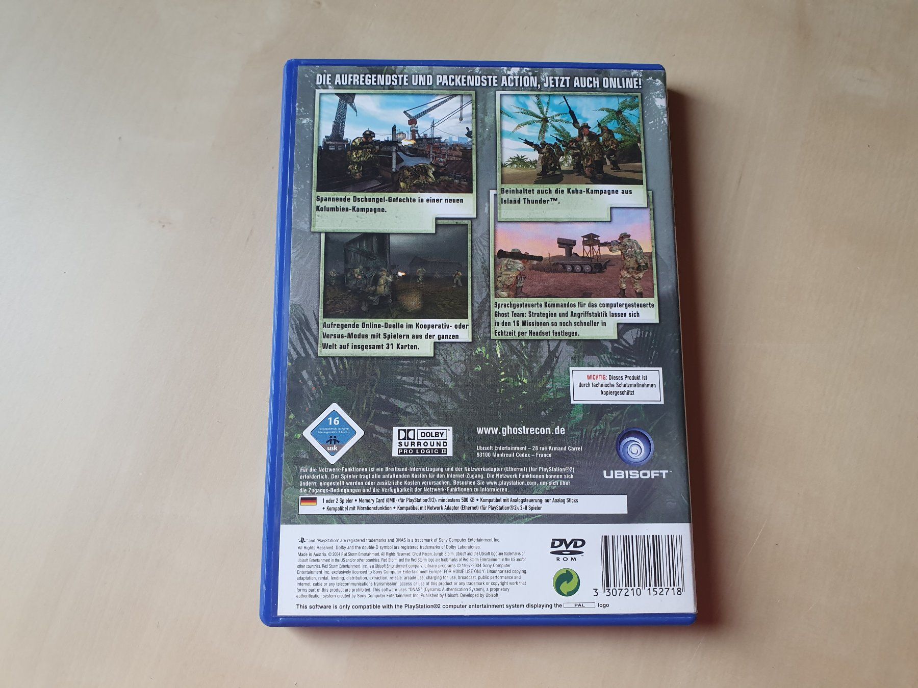 Sony Giochi: Ghost Recon Jungle Storm – Usato da Stansstad venduto da collectorsshop 1