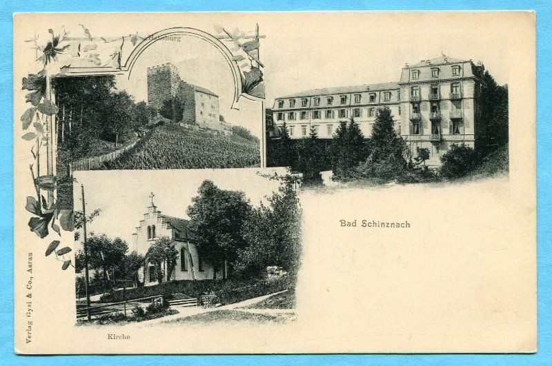 Ansichtskarten: Bad Schinznach 1906 – Gebraucht aus Opfikon von Prophila