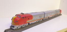 Märklin EMD F7  Santa Fe A-B-A  H0/AC