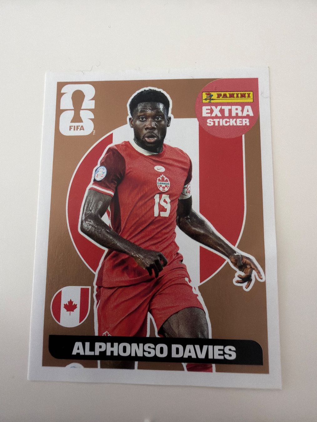 Panini Carte collezionabili: Panini Alphonso Davies Carte Extra Sticker Bronze – Nuovo (secondo la descrizione) da Villars-Sur-Glâne venduto da alainst12
