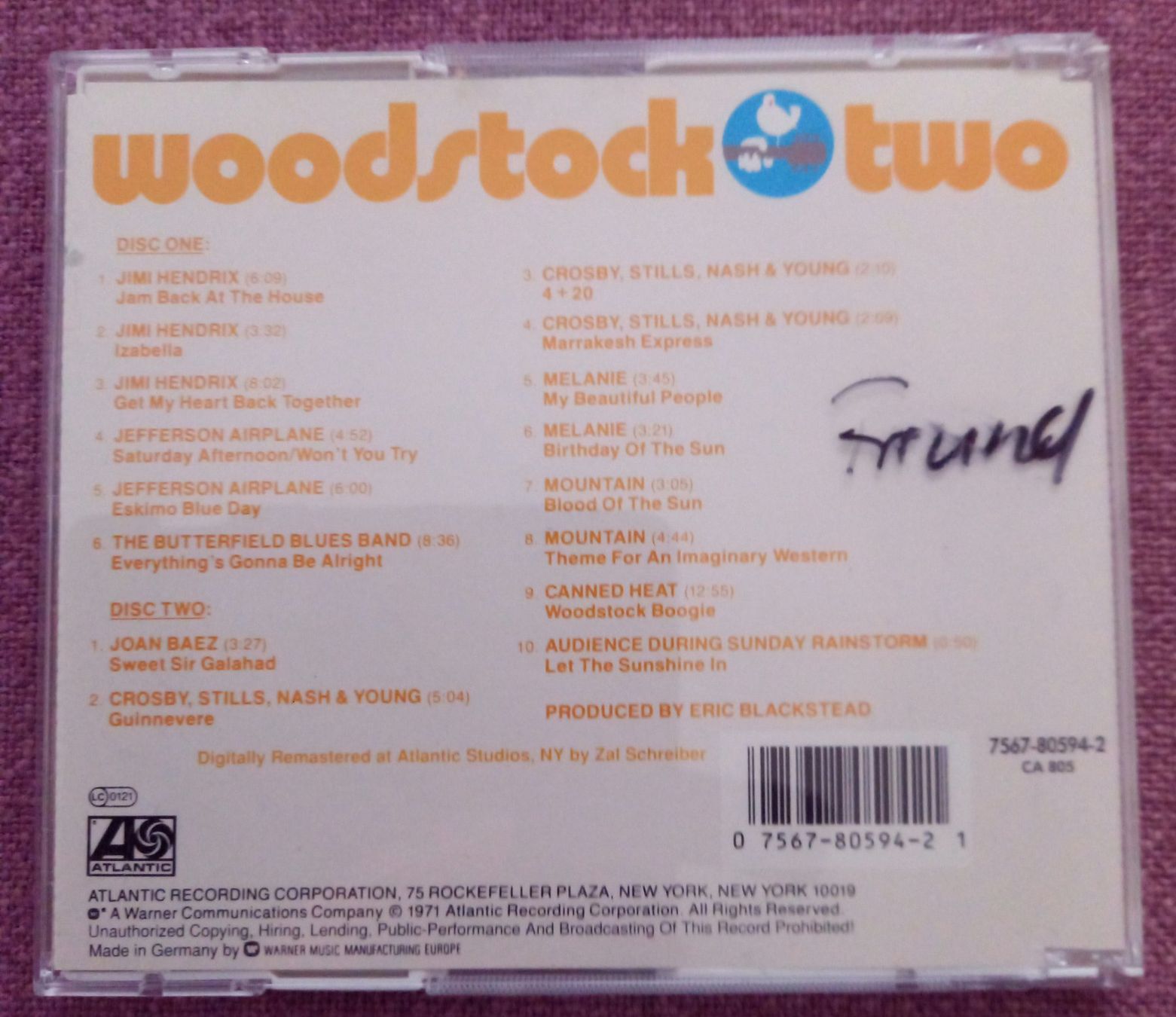 CD: 2 CD-SET "WOODSTOCK TWO" – Nuovo (secondo la descrizione) da Binningen venduto da mar_2jlr 1