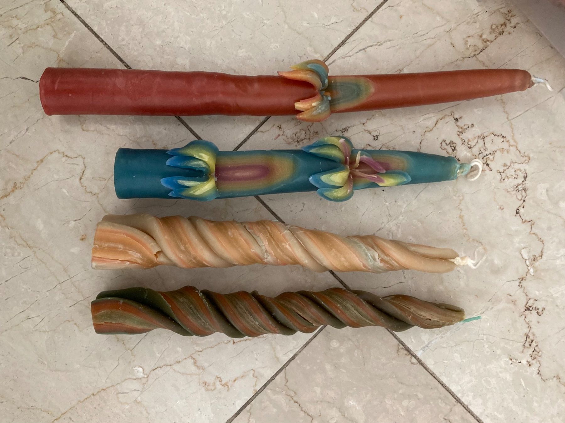 Candele: Konvolut Kerzen / Wachsreste – Usato da Hurden venduto da Ruby70 2