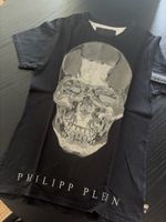 T-Shirt Philipp Plein Totenkopf Schwarz Grösse S neu