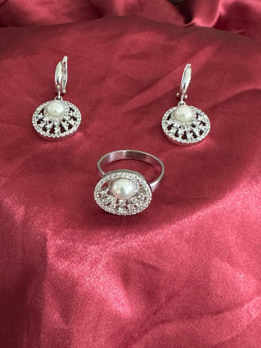 Sonstiger Schmuck: Echte Perlen Seltenes Set mit Sterling Silber und Steine – Neu und originalverpackt aus Kerns von OlSecHand01 5
