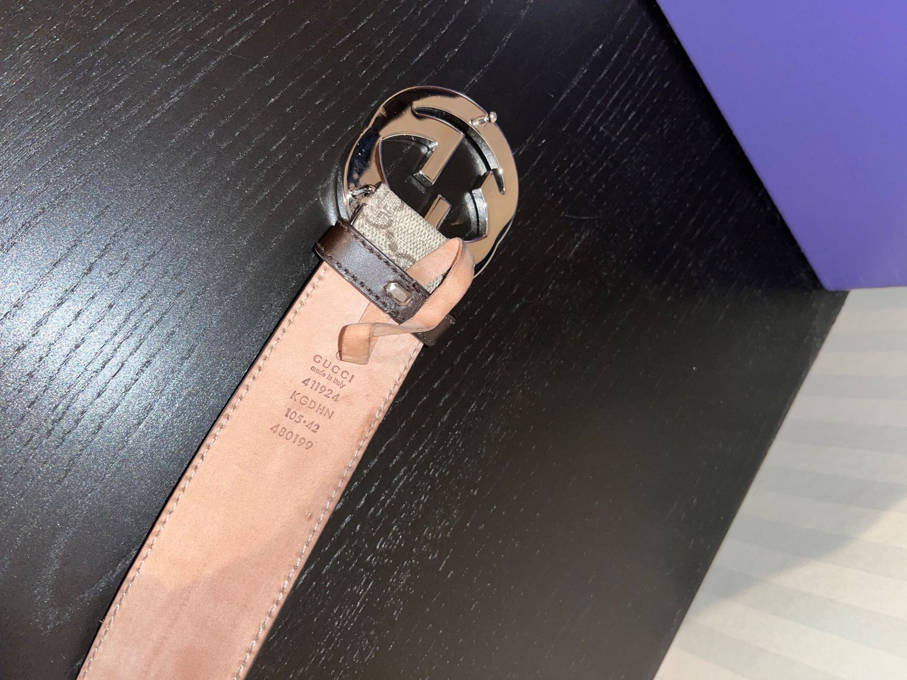 Gucci Cinture: Ceinture Gucci avec boucle GG – Usato da Erlach venduto da migdep985 2