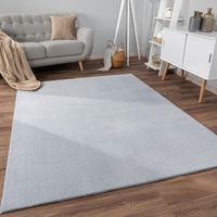 TOP PREIS! Teppich Uni Silbergrau NEU 160x220