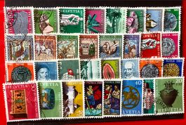 Bundesfeier - Pro Patria Briefmarken  gestempelt