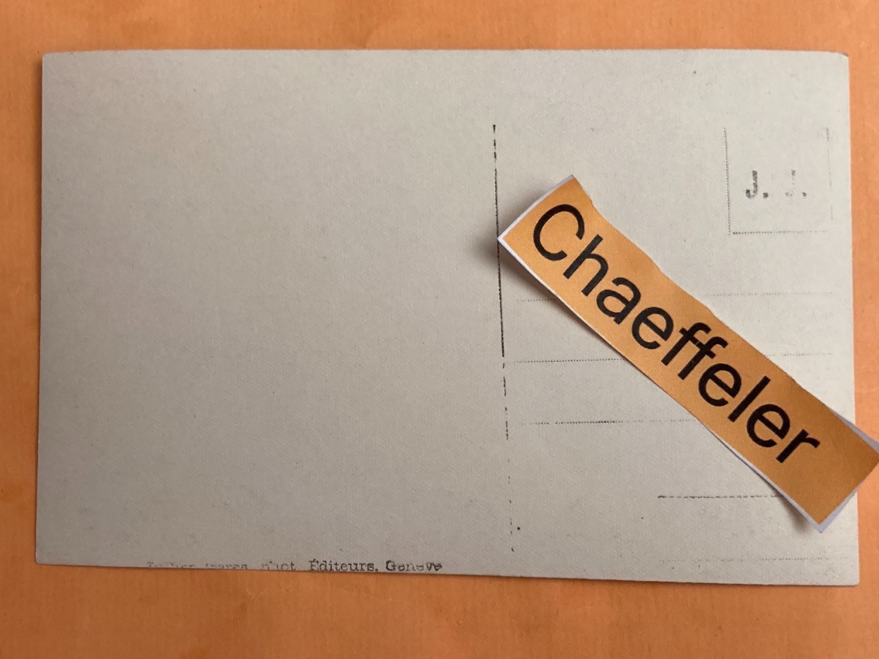 Cartoline postali: J.J.  3684. Neuchâtel - La Collégiale – Usato da Zürich venduto da Chaeffeler 1