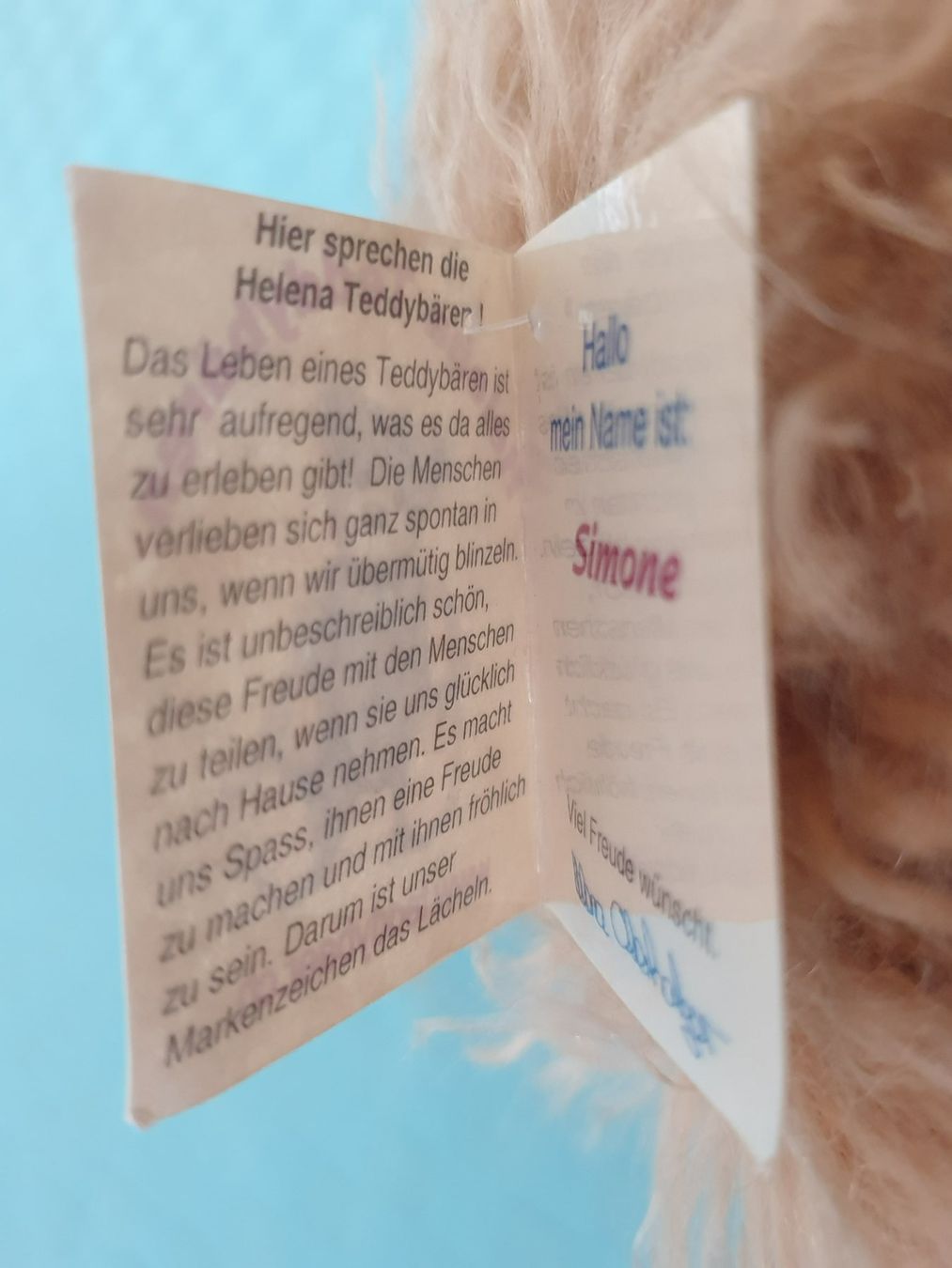 Giocattoli: Teddybär Teddy Helena Oberholzer Simone – Usato da Mörschwil venduto da spirspi 8