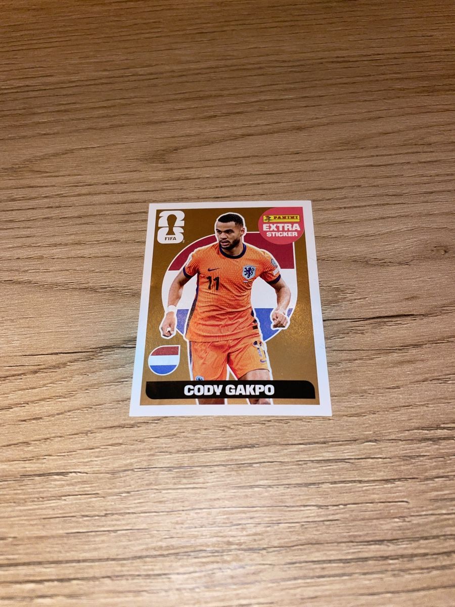 Panini Carte collezionabili: Cody Gakpo - Panini Extrasticker WM 2026 – Nuovo (secondo la descrizione) da Wünnewil venduto da loenggu