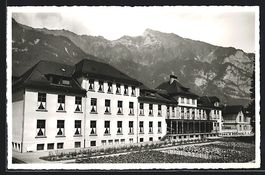 Wallenstadt, Krankenhaus mit Gartenanlag