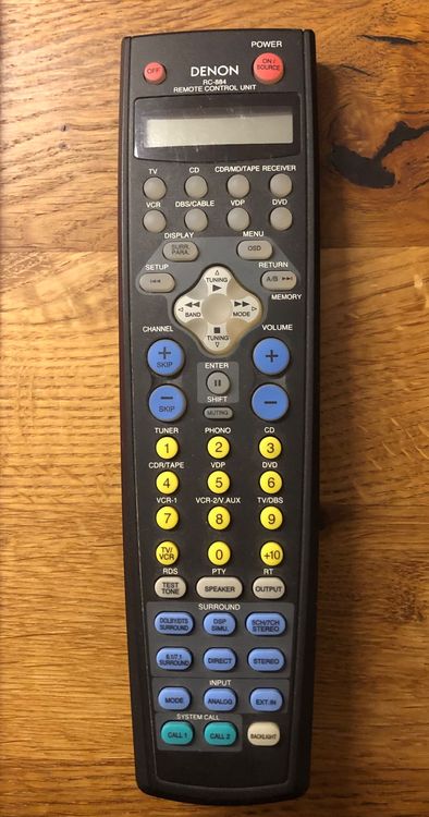 Denon RC-884 Remote Control Unit Fernbedienung (Gebraucht) in zug für ...