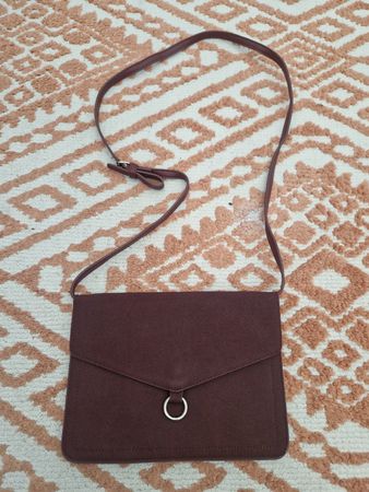 weinrote Tasche 25x18.5cm