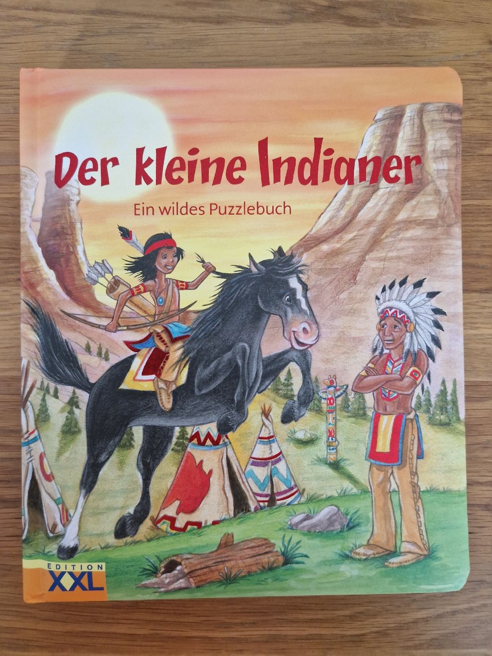 Bücher: Der kleine Indianer - Ein wildes Puzzlebuch – Neu und originalverpackt aus Villars-sur-Glâne von Agnie80