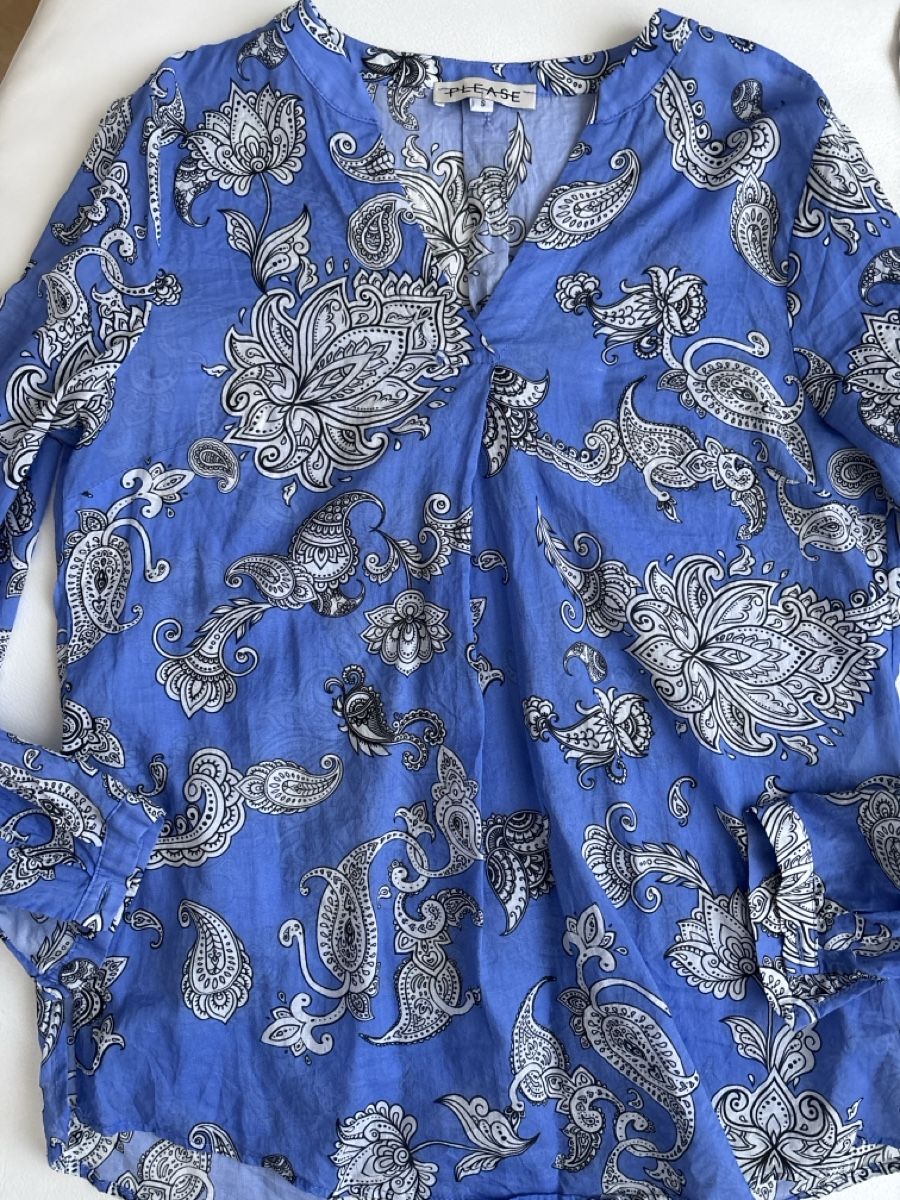 Please Jeans Camicette: Please Bluse Gr. S, Sommerlich, Baumwolle, Top Zustand – Usato da Zofingen venduto da MasterPCI 6