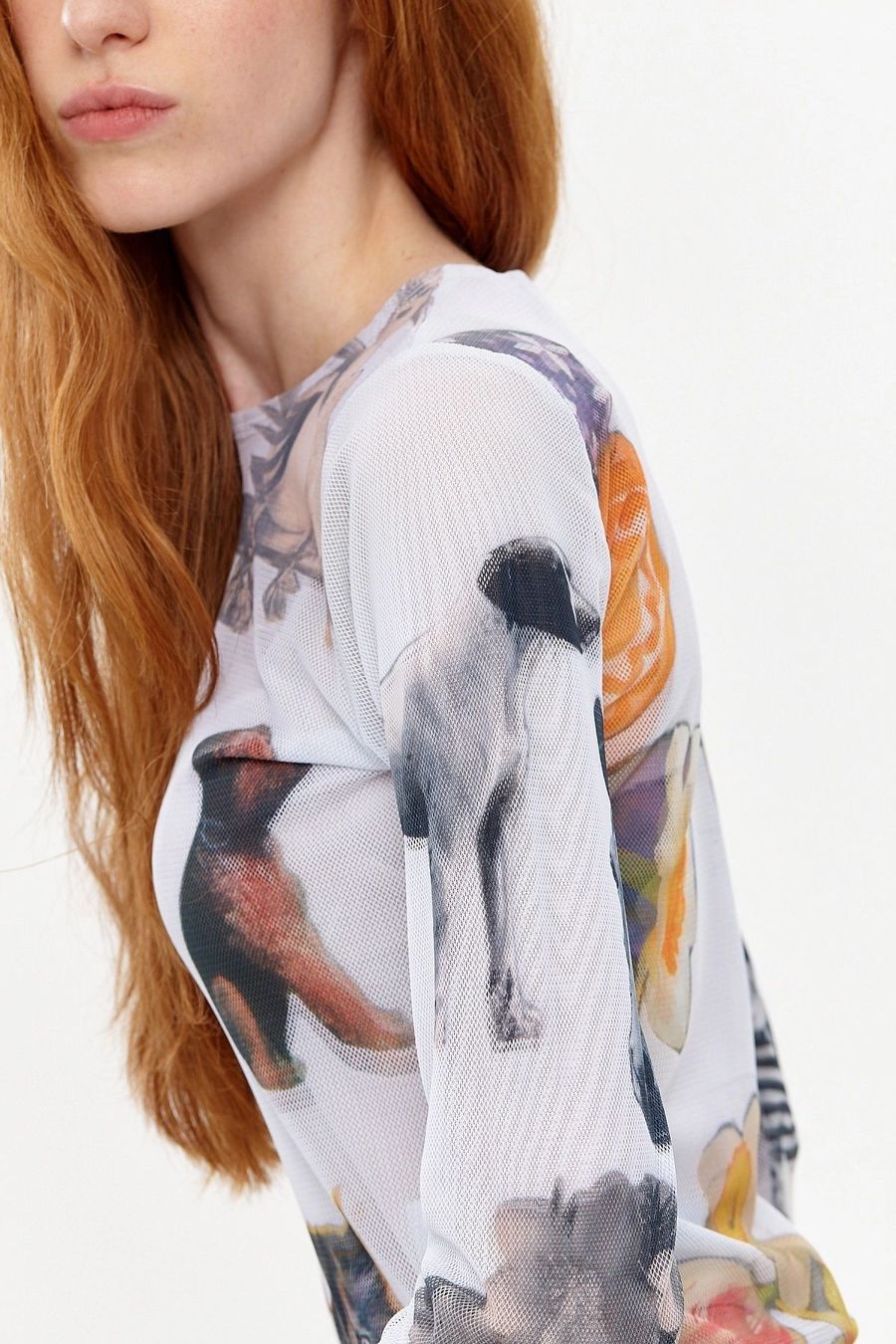 Top: Chopova Lowena sheer longsleeve top, size M – Usato da Zürich venduto da daria_m 3