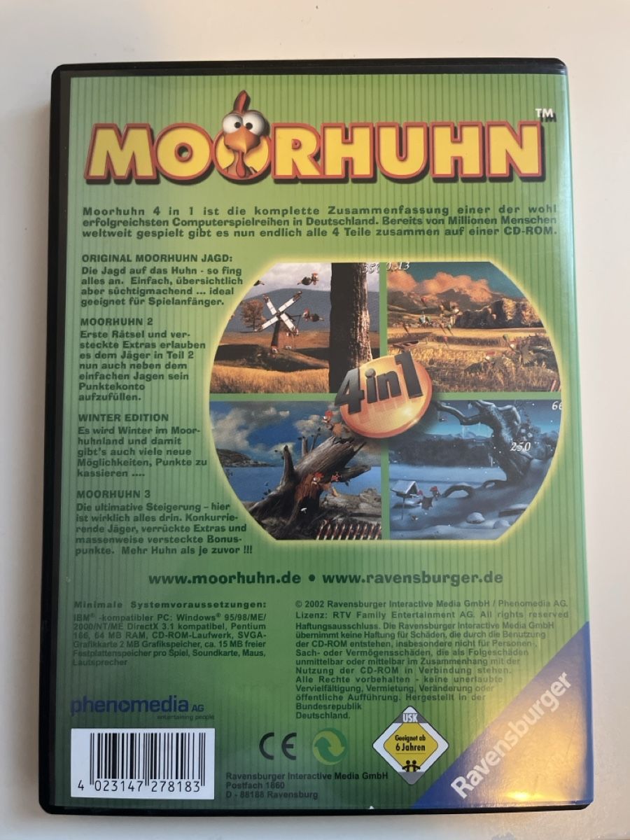 CD & DVD vergini: Moirhuhn Cdroom – Usato da Thunstetten venduto da Tamyx0 1