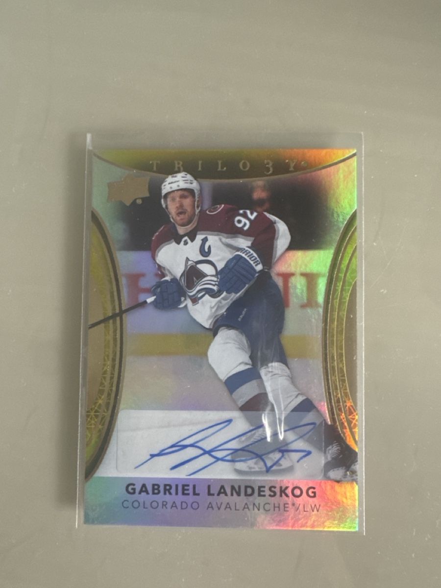 NHL Carte collezionabili: Gabriel Landeskog Signature – Nuovo (secondo la descrizione) da Aarberg venduto da cyr_t6h5