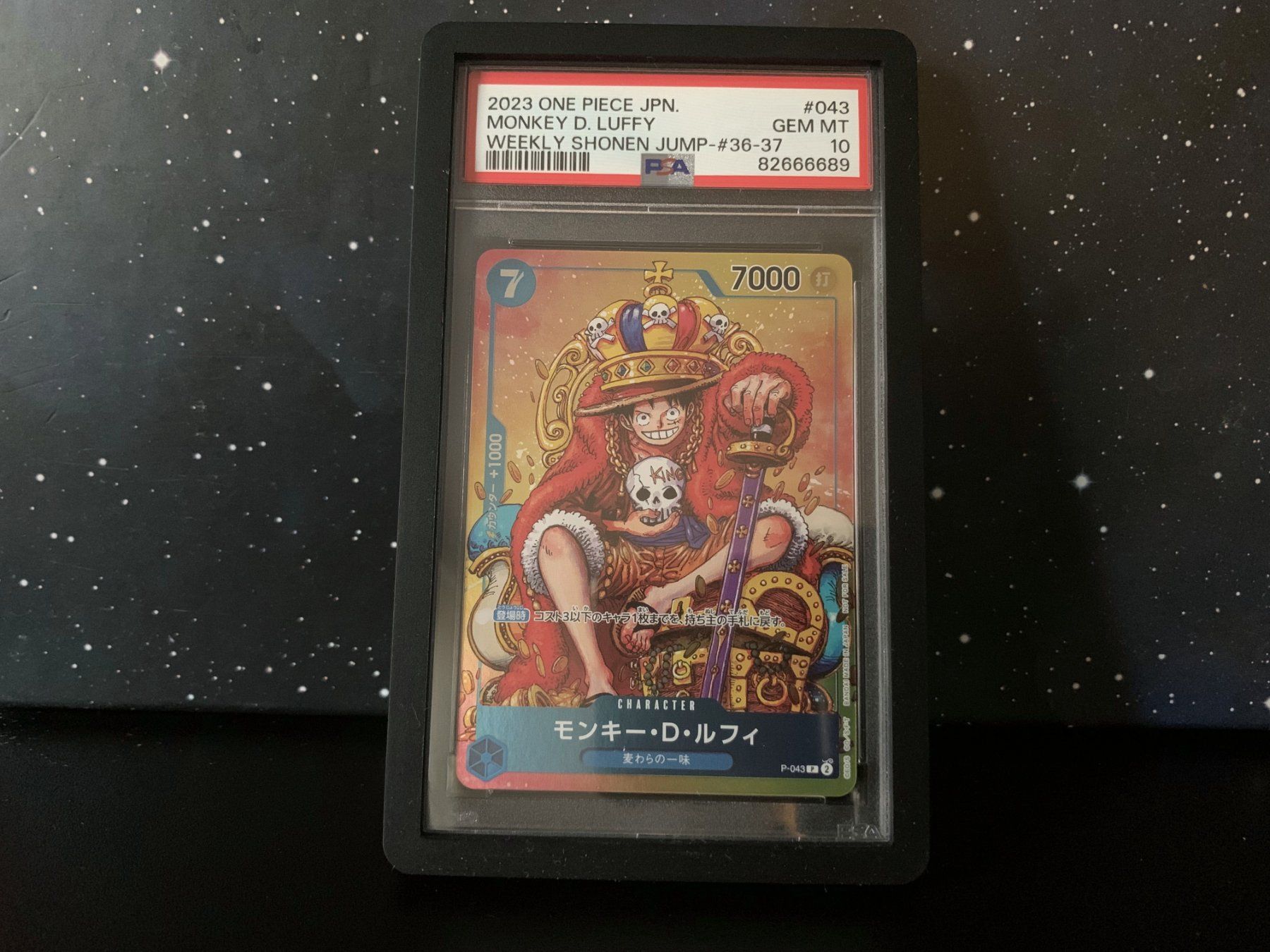 Bandai Carte collezionabili: One Piece MONKEY D. LUFFY PSA 10 WEEKLY SHONEN JUMP-#36-37 – Usato da St.Gallen venduto da SammelSucht