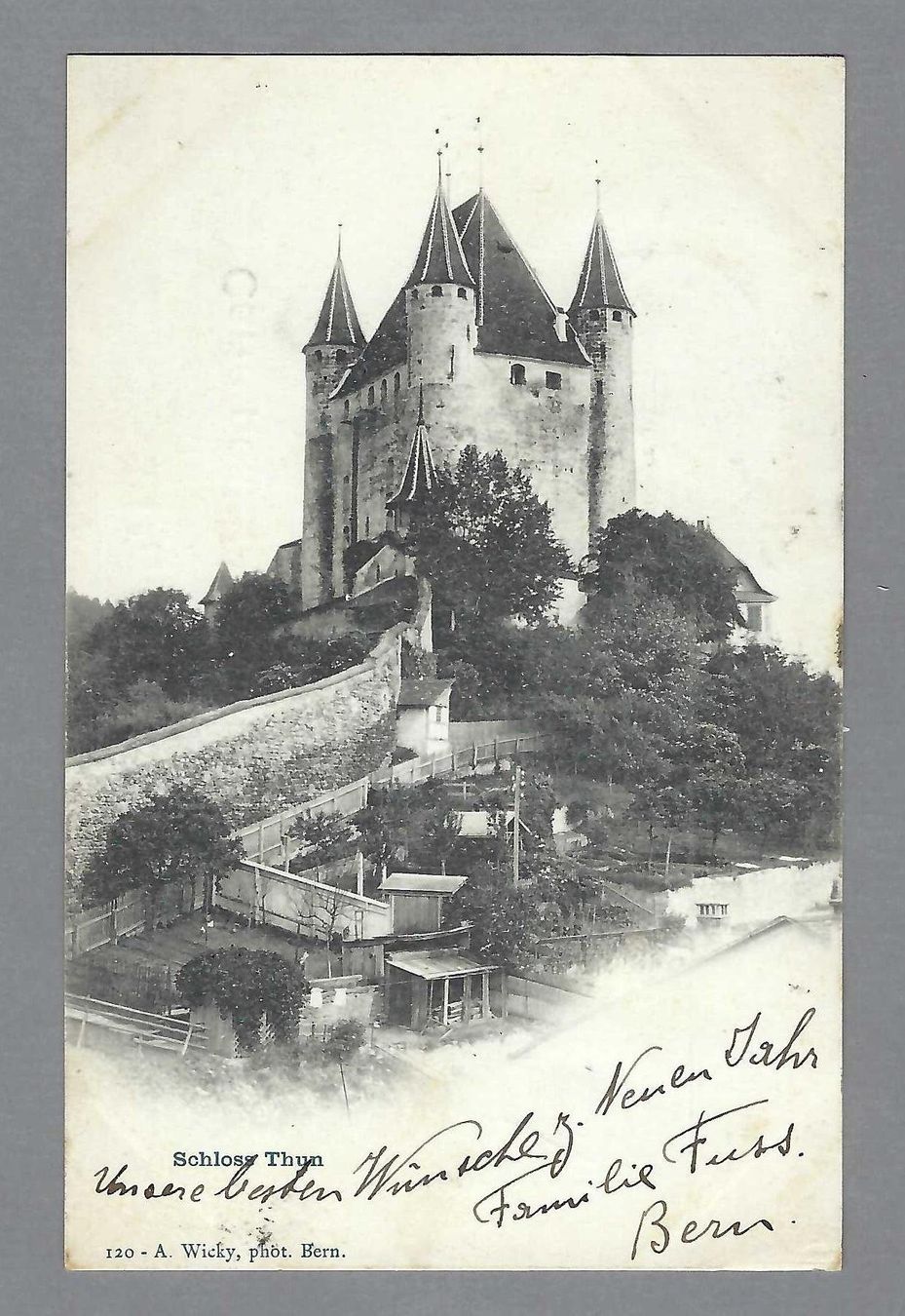 Cartoline postali: 1901, THUN – Usato da Pura venduto da ulisse1957