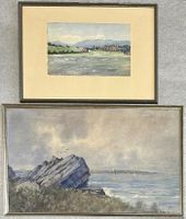 Adolf Leuenberger - Zwei Orig. Aquarelle