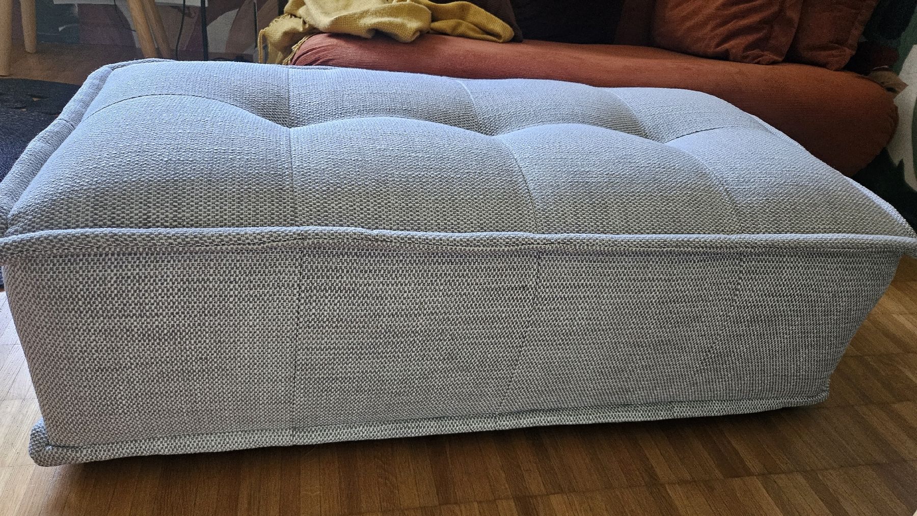 Maisons du monde Sedie a sdraio: Modulares Sofaelement / Pouf, grau, 115cm L, Top Zustand – Nuovo (secondo la descrizione) da Bülach venduto da ane_yn2b 2