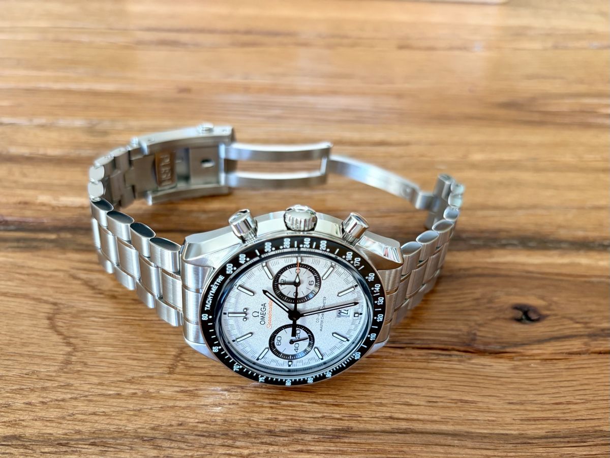 Omega Orologi: Omega Speedmaster Master Chronometer Uhr mit Box und Papiere – Nuovo (secondo la descrizione) da Rheinau venduto da mar_qtz8 3