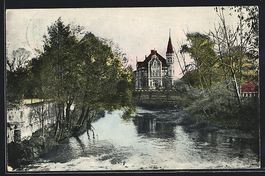 Wetzikon-Kempten, Uferpartie mit Villa