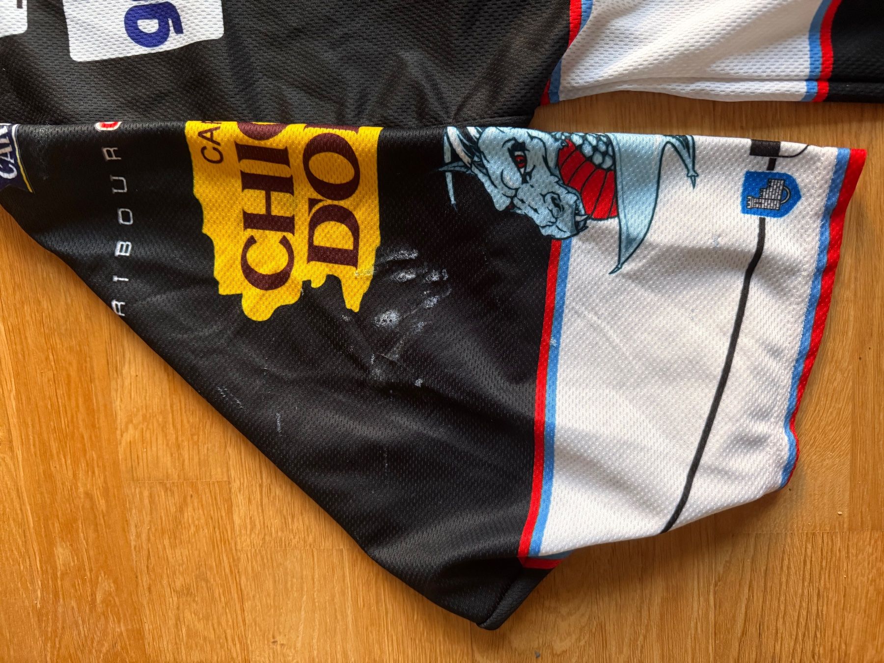 Fribourg-Gottéron Canottiere & Pantaloni: Fribourg-Gottéron Matchworn Jersey 2010/2011  Original – Usato da Luzern venduto da Fesch84 5