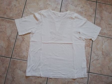 Damen T-Shirt Gr. 38 weiss