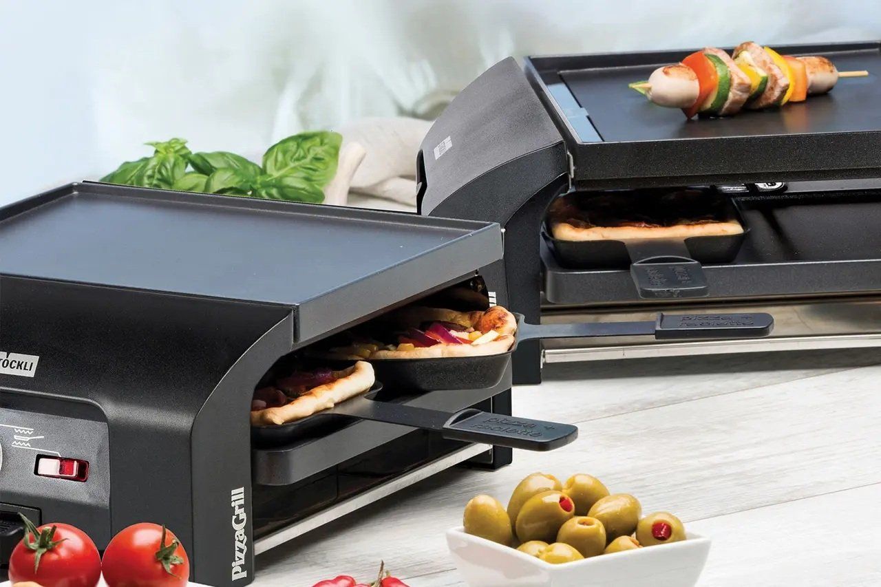 Stöckli Elettrodomestici da cucina: STöCKLI PizzaGrill four4 Set, Raclette, anthrazit – Nuovo (secondo la descrizione) da Kägiswil venduto da pebart 2
