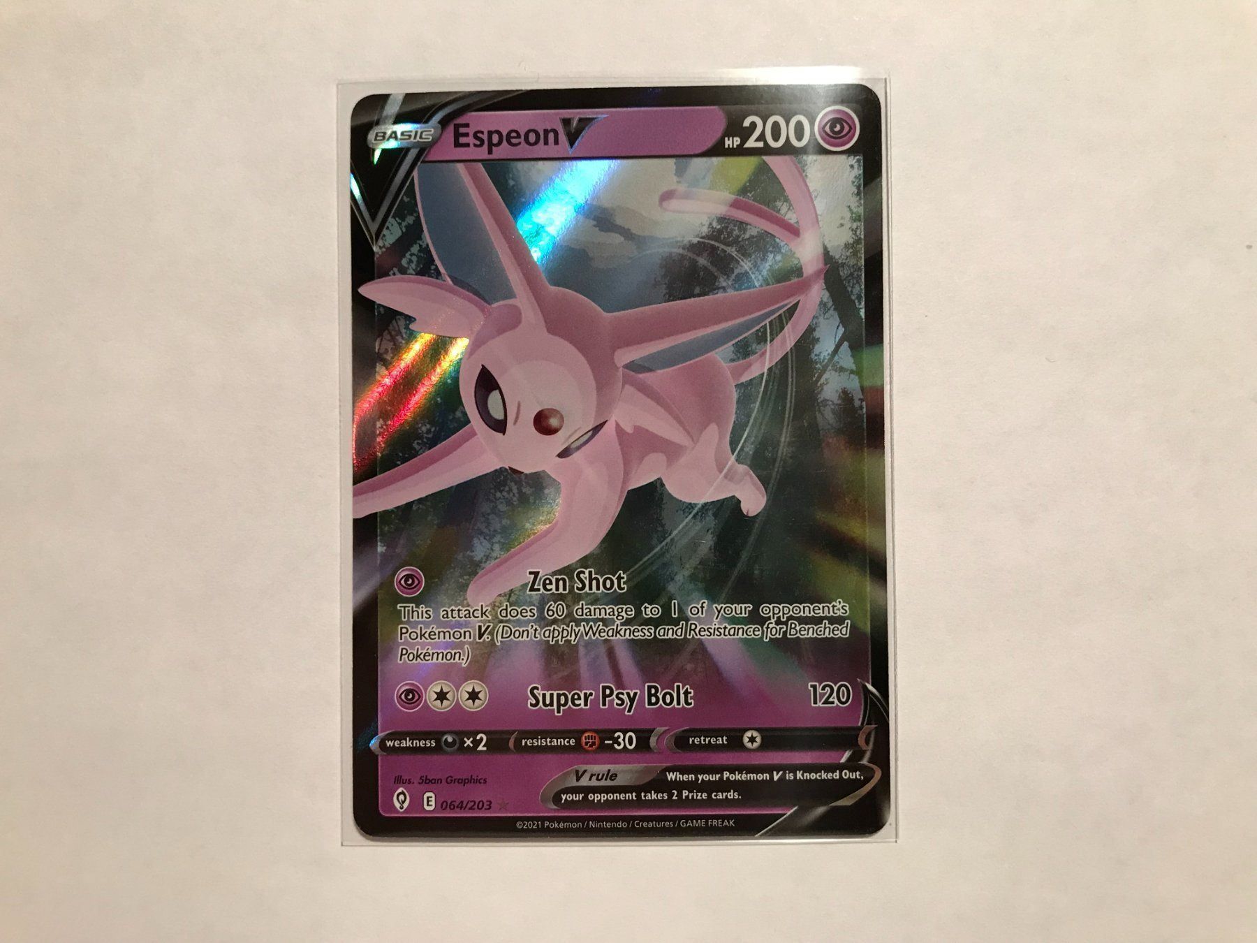 Pokémon Carte collezionabili: Espeon V – Usato da Hagendorn venduto da Pokecollectorch
