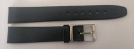 Bracelet cuir bleu-pétrole "ROAMER" montre vintage D/H, 16mm
