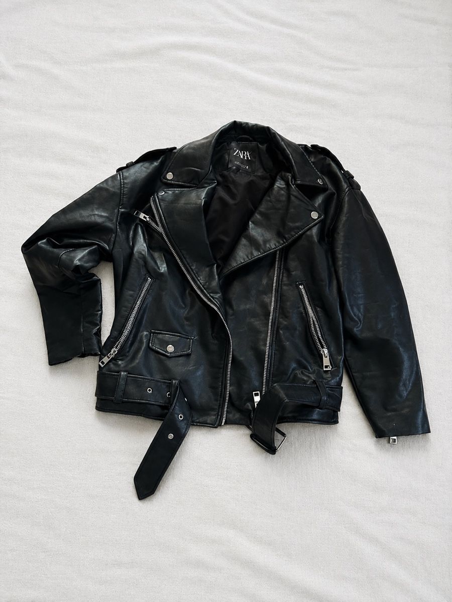 Zara Jacken: Giacca ecopelle Zara modello over – Gebraucht aus Rancate von Birbine