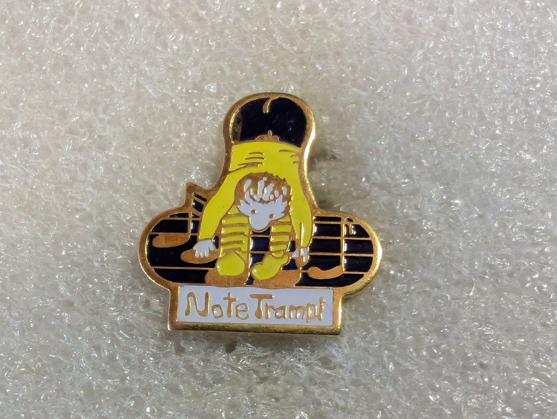 Placchette & Badge: Ansteckpin 109: Note Trampi – Usato da Oppligen venduto da Pin-Fall-Shop